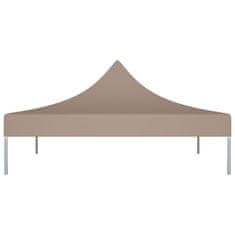 Vidaxl Streha za vrtni šotor 3x3 m taupe 270 g/m2