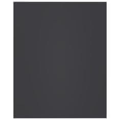 Vidaxl Dodatne police za omaro 8 kosov sive 40x50x1,5 cm iverna plošča