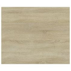 Vidaxl Dodatne police za omaro 4 kosi sonoma hrast 60x50x1,5 cm