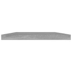 Vidaxl Dodatne police za omaro 4 kosi betonsko sive 40x20x1,5 cm
