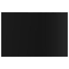 Vidaxl Dodatne police za omaro 4 kosi visok sijaj črne 60x40x1,5 cm