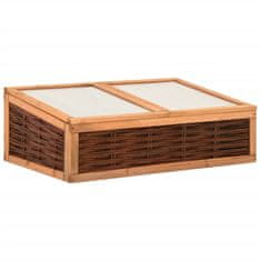 Vidaxl Rastlinjak 120x80x45 cm trdna borovina in vrba