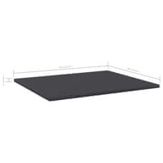 Greatstore Dodatne police za omaro 4 kosi sive 60x50x1,5 cm iverna plošča