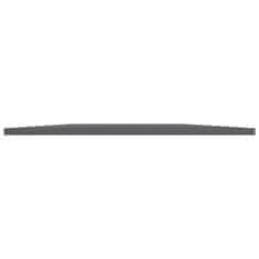 Vidaxl Dodatne police za omaro 4 kosi visok sijaj sive 80x20x1,5 cm