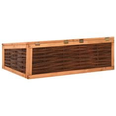 Vidaxl Rastlinjak 120x80x45 cm trdna borovina in vrba