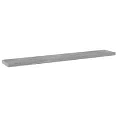Vidaxl Dodatne police za omaro 4 kosi betonsko sive 60x10x1,5 cm