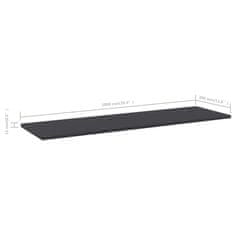 Vidaxl Dodatne police za omaro 4 kosi sive 100x30x1,5 cm iverna pl.