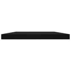 Vidaxl Dodatne police za omaro 4 kosi črne 40x20x1,5 cm iverna plošča