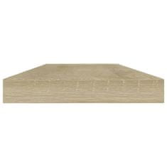 Vidaxl Dodatne police za omaro 4 kosi sonoma hrast 40x10x1,5 cm