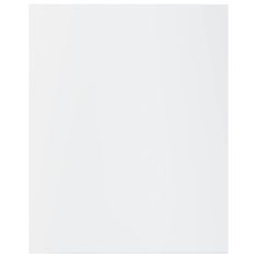Vidaxl Dodatne police za omaro 4 kosi visok sijaj bele 40x50x1,5 cm