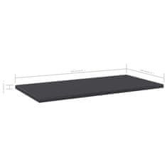 Vidaxl Dodatne police za omaro 8 kosov sive 60x30x1,5 cm iverna plošča