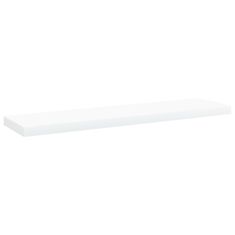 Vidaxl Dodatne police za omaro 4 kosi bele 40x10x1,5 cm iverna plošča