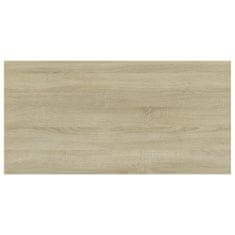 Vidaxl Dodatne police za omaro 4 kosi sonoma hrast 100x50x1,5 cm