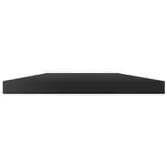 Vidaxl Dodatne police za omaro 8 kosov visok sijaj črne 60x10x1,5 cm