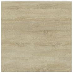 Vidaxl Dodatne police za omaro 4 kosi sonoma hrast 40x40x1,5 cm