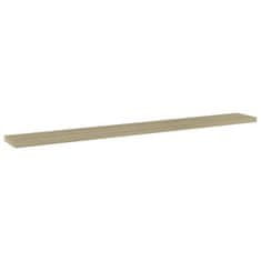 Vidaxl Dodatne police za omaro 4 kosi sonoma hrast 80x10x1,5 cm