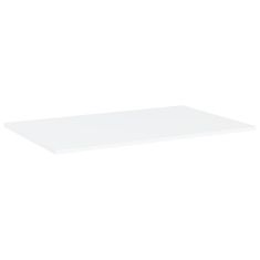 Vidaxl Dodatne police za omaro 4 kosi bele 80x50x1,5 cm iverna plošča