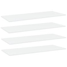 Vidaxl Dodatne police za omaro 4 kosi bele 100x40x1,5 cm iverna pl.
