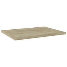 Vidaxl Dodatne police za omaro 4 kosi sonoma hrast 40x30x1,5 cm