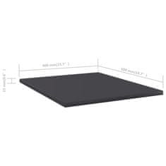 Vidaxl Dodatne police za omaro 8 kosov sive 40x50x1,5 cm iverna plošča