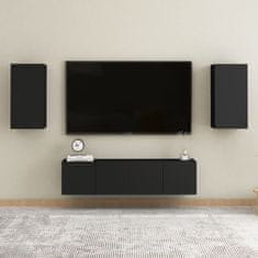 Vidaxl TV omarica črna 30,5x30x60 cm iverna plošča