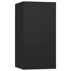 Vidaxl TV omarica črna 30,5x30x60 cm iverna plošča