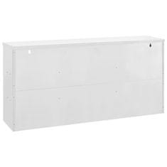 Vidaxl Kuhinjska stenska omarica 150x40x75 cm nerjaveče jeklo