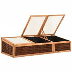 Vidaxl Rastlinjak 180x80x45 cm trdna borovina in vrba