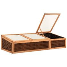 Vidaxl Rastlinjak 180x80x45 cm trdna borovina in vrba