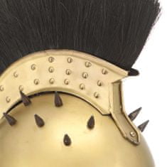 shumee Grška bojevniška čelada starinska kopija LARP medeninasto jeklo