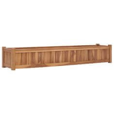 Vidaxl Visoka greda 150x30x25 cm trdna tikovina
