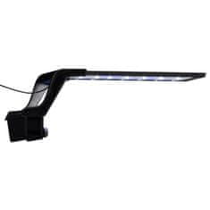 Greatstore LED svetilka za akvarij s spono 35-55 cm modra in bela