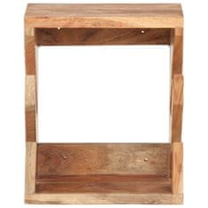 Vidaxl Stensko držalo za rolke 25x20x30 cm trden mangov les