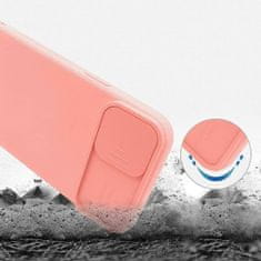 MG Privacy Lens silikonski ovitek za iPhone 12, oranžna