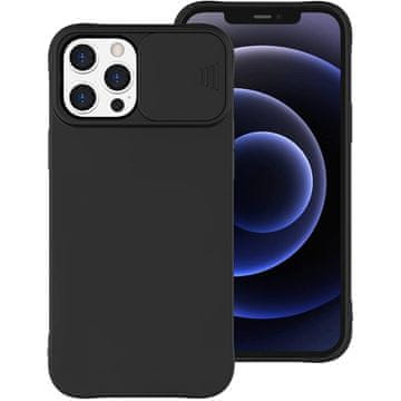MG Privacy Lens silikonski ovitek za Motorola Moto G60S, črna