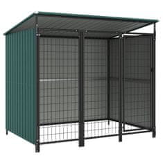 Vidaxl Zunanji pasji boks 193x133x163 cm