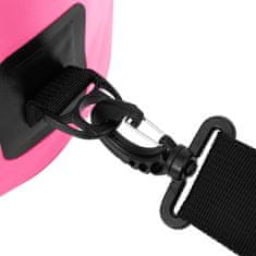 Vidaxl Torba Dry Bag roza 15 L PVC