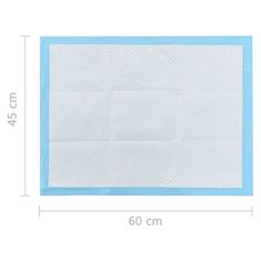 Vidaxl Vzgajalne podloge za pse 400 kosov 60x45 cm netkano blago