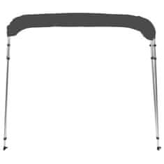 Greatstore Bimini tenda s 4 loki antracitna 243x210x137 cm