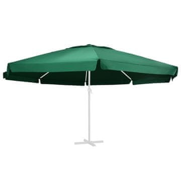 Vidaxl Nadomestna tkanina za zunanji senčnik zelena 610 cm