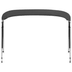 Vidaxl Bimini tenda s 4 loki antracitna 243x(230-244)x137 cm
