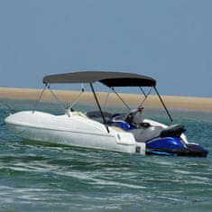 Vidaxl Bimini tenda s 4 loki antracitna 243x(230-244)x137 cm