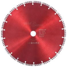 Vidaxl Diamantni rezalni disk s turbo jeklom 300 mm