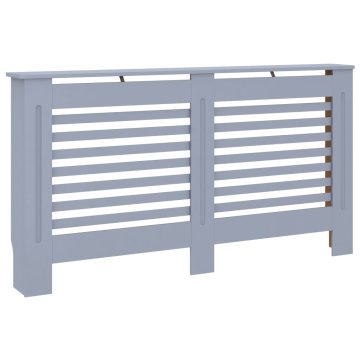 Vidaxl Pokrov za radiator antraciten 152x19x81,5 cm mediapan