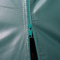 Vidaxl Premičen šotor za živino PVC 550 g/m2 3,3x3,2 m temno zelen