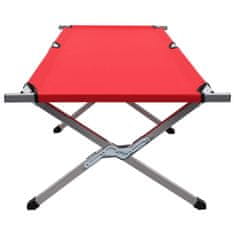 Vidaxl Kamp postelja 190x74x47 cm XL rdeča
