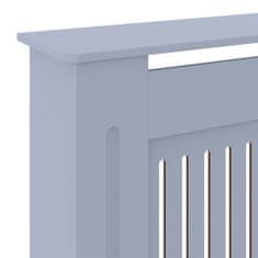 Vidaxl Pokrov za radiator MDF siv 205 cm