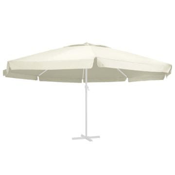 Vidaxl Nadomestna tkanina za zunanji senčnik peščena 610 cm