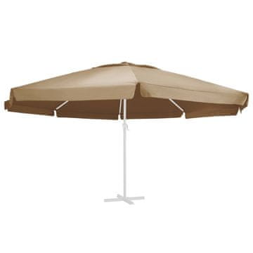 Vidaxl Nadomestna tkanina za zunanji senčnik taupe 610 cm
