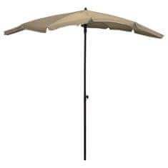 Vidaxl Vrtni senčnik 200x130 cm taupe